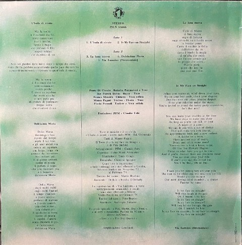 Premiata Forneria Marconi – L'Isola Di Niente