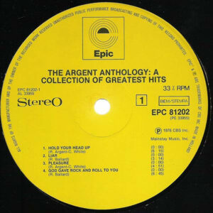 Argent – The Argent Anthology - A Collection Of Greatest Hits - Afbeelding 2