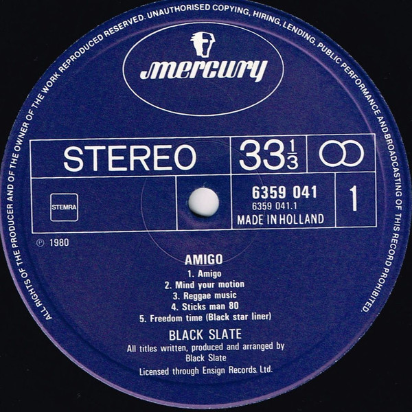 Black Slate – Amigo