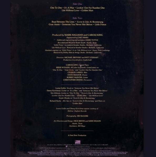 Carole King – One To One
