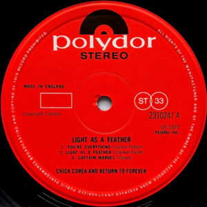 Chick Corea & Return To Forever – Light As A Feather - Afbeelding 2