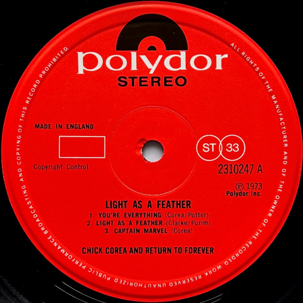 Chick Corea & Return To Forever – Light As A Feather