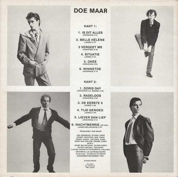 Doe Maar – Doris Day En Andere Stukken