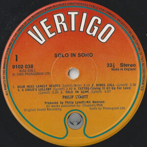 Philip Lynott – Solo In Soho - Afbeelding 2