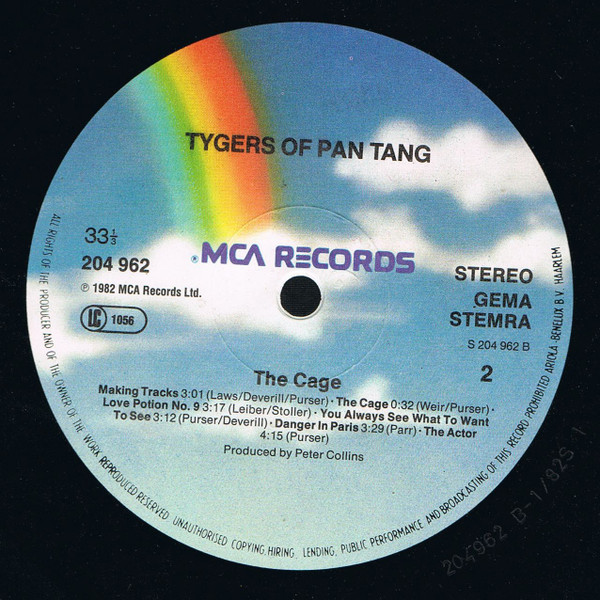 Tygers Of Pan Tang – The Cage