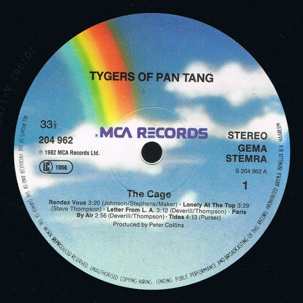 Tygers Of Pan Tang – The Cage
