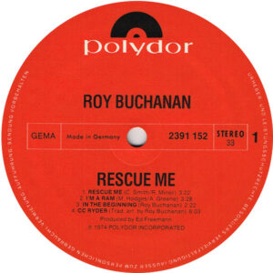 Roy Buchanan – Rescue Me - Afbeelding 2