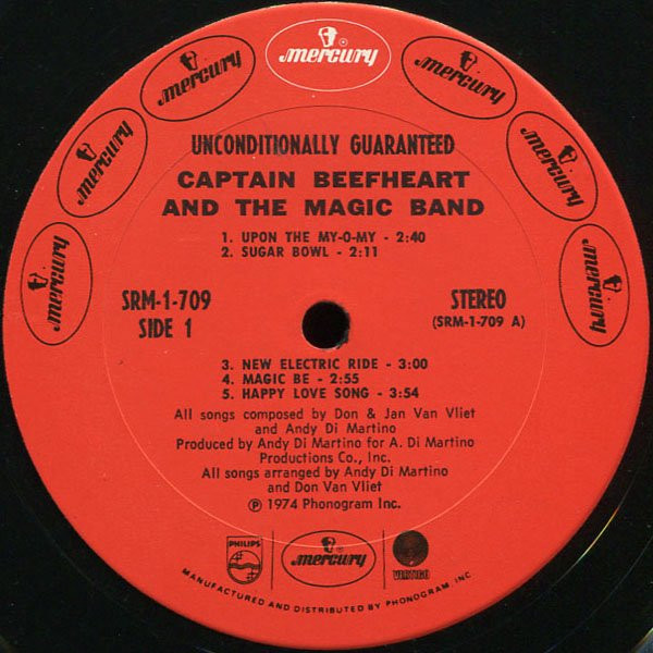 Captain Beefheart And The Magic Band – Unconditionally Guaranteed