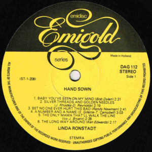 Linda Ronstadt – Hand Sown Home Grown - Afbeelding 2