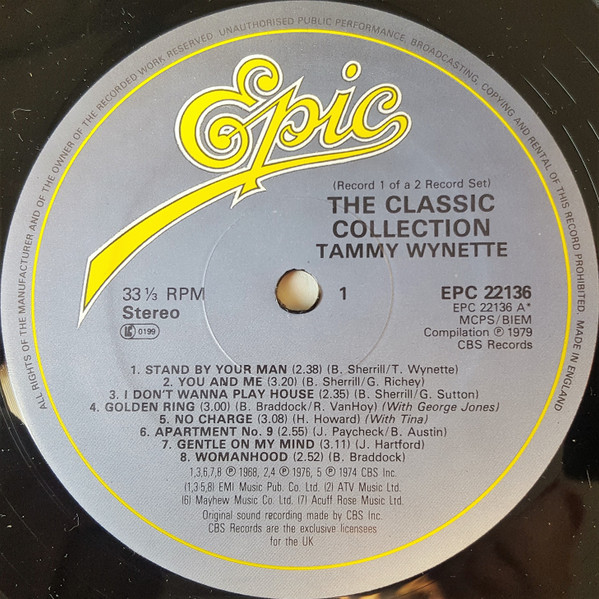 Tammy Wynette – The Classic Collection (2LP)