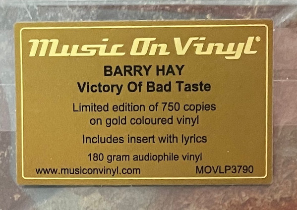 Barry Hay – Victory Of Bad Taste