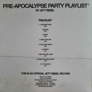 Jett Rebel – Pre-Apocalypse Party Playlist - Afbeelding 2