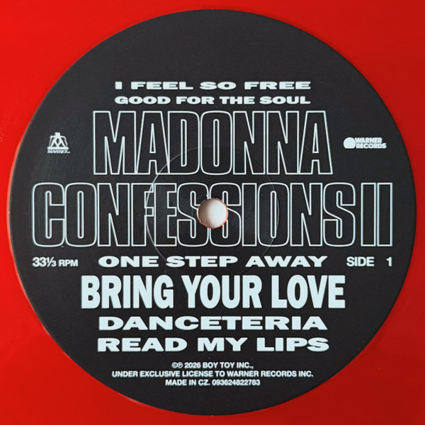Madonna – Confessions II (Translucent Red vinyl)