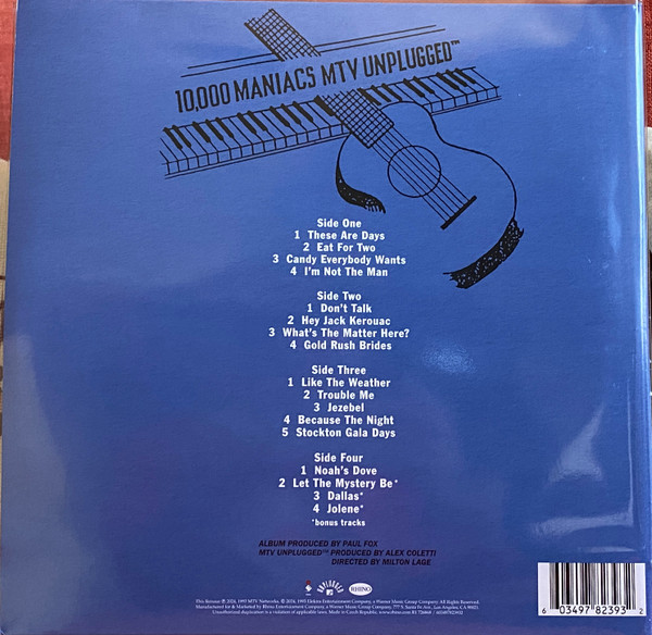 10,000 Maniacs – MTV Unplugged (2LP)