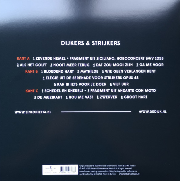 De Dijk & Amsterdam Sinfonietta – Dijkers & Strijkers
