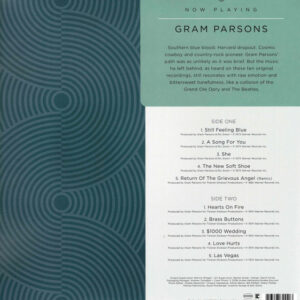 Gram Parsons – Now Playing (Light Blue transparent vinyl) - Afbeelding 3