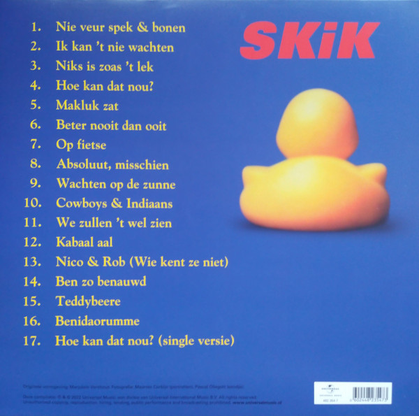 Skik – Niks Is Zoas 't Lek (2LP, Blauw vinyl)