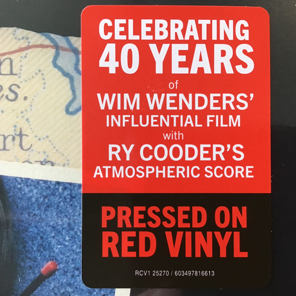 Ry Cooder – Paris, Texas (Original Motion Picture Soundtrack) (40th anniversary, Red vinyl)