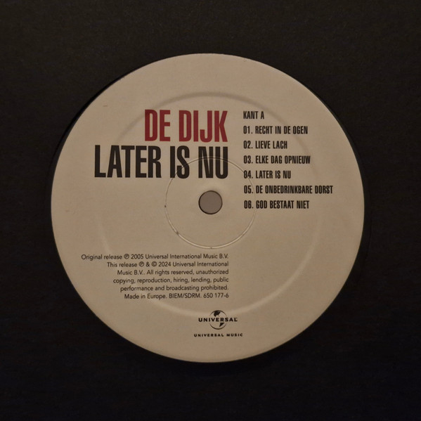 De Dijk – Later Is Nu