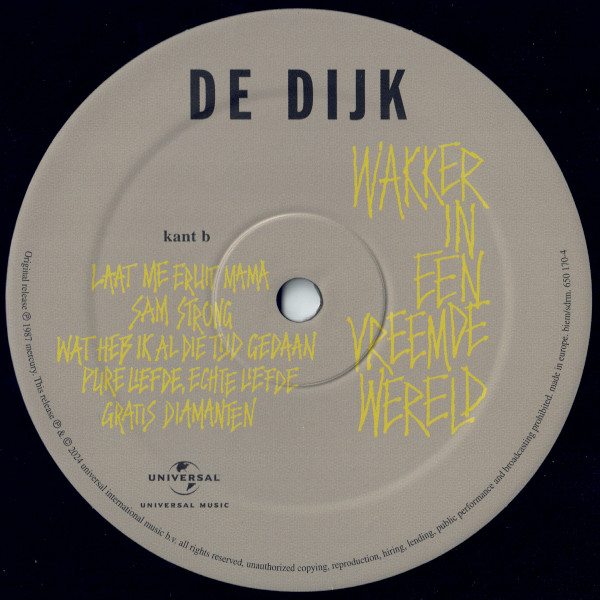 De Dijk – Wakker In Een Vreemde Wereld