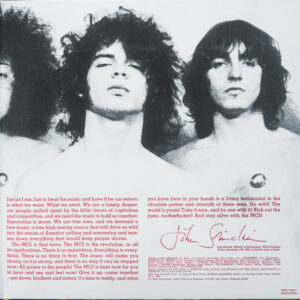 MC5 – Kick Out The Jams (Limited Edition, Clear with Red Splatter vinyl) - Afbeelding 2