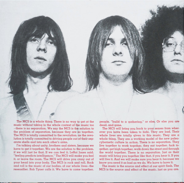 MC5 – Kick Out The Jams (Limited Edition, Clear with Red Splatter vinyl)