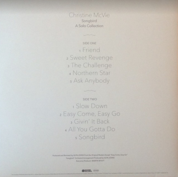 Christine McVie – Songbird: A Solo Collection (Limited Edition, Green Translucent Sea-Foam vinyl)