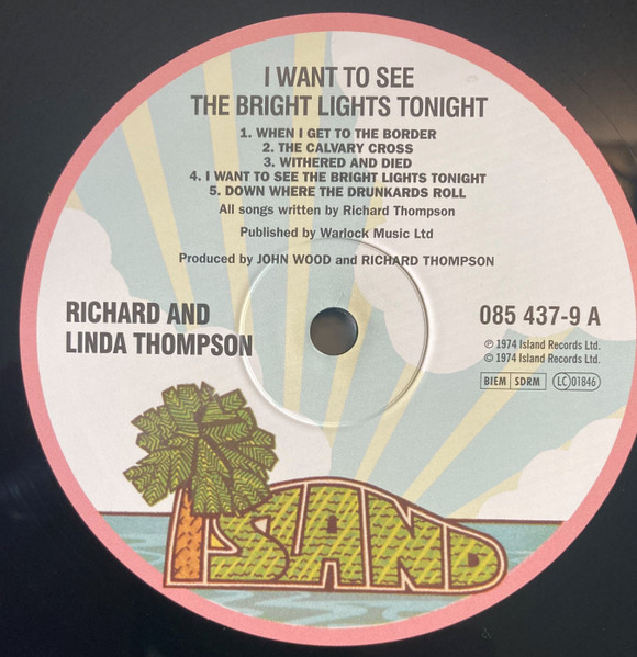 Richard And Linda Thompson – I Want To See The Bright Lights Tonight