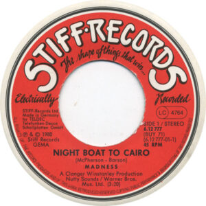 7" | Madness  - Night Boat to Cairo / Don't Quote me on That - Afbeelding 2