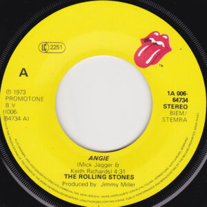 7" | The Rolling Stones - Angie / SIlver Train - Afbeelding 2