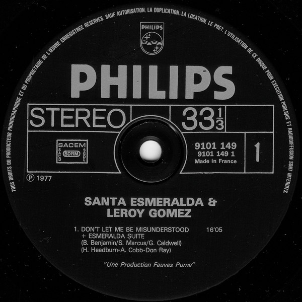 Santa Esmeralda - Don't Let me be Misunderstood