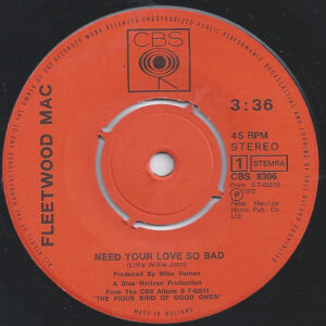 7" | Fleetwood Mac - Albatros / Need Your Love so Bad - Afbeelding 2