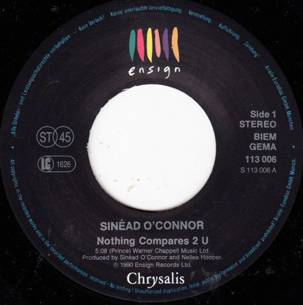 7" |  Sinead O'Connor - Nothing Compares 2 U / Jump in the River