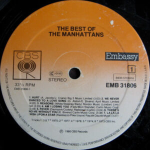 The Manhattans - The Best of the Manhattans - Afbeelding 2