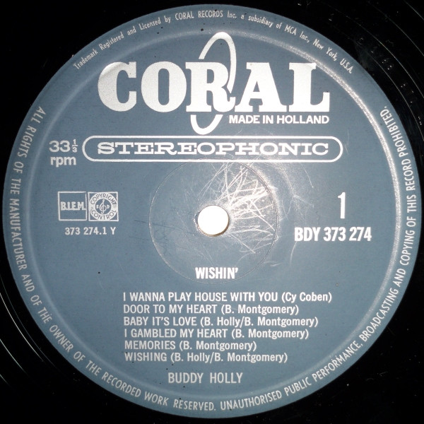 Buddy Holly - Wishin'