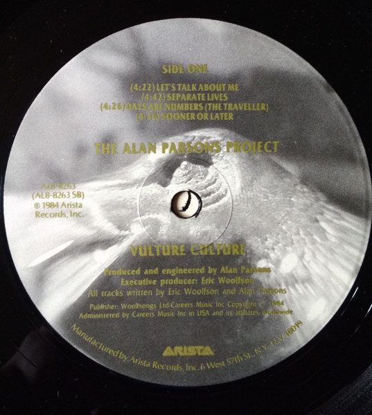 The Alan Parsons Project - Vulture Culture