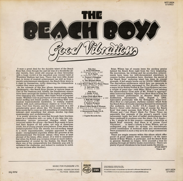 The Beach Boys - Good Vibrations