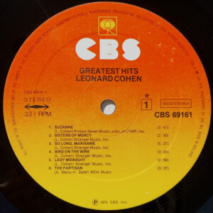 Leonard Cohen - Greatest Hits - Afbeelding 2