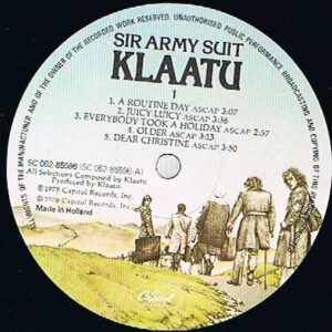 Klaatu - Sir Army Suit - Afbeelding 2