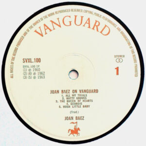 Joan Baez - Joan Baez on Vanguard - Afbeelding 2