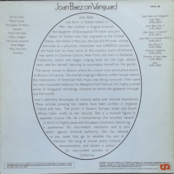 Joan Baez - Joan Baez on Vanguard