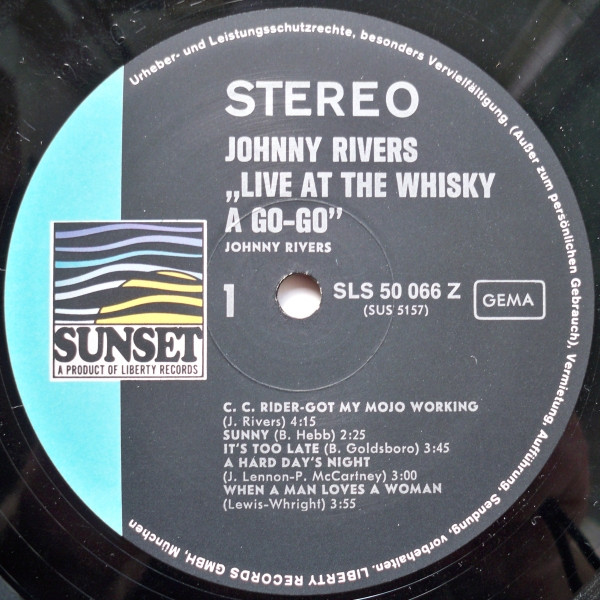 Johnny Rivers - Live at the Whiskey a Go Go