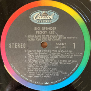 Peggy Lee - Big Spender - Afbeelding 2