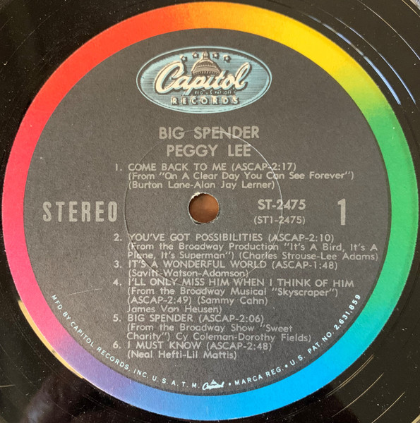 Peggy Lee - Big Spender