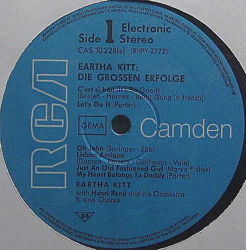 Eartha Kitt - C'est Si Bon - Die Großen Erfolge