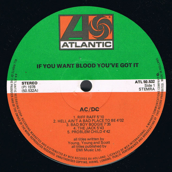 AC/DC - If You Want Blood You've Got It