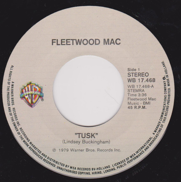 7" | Fleetwood Mac - Tusk / Never Make me Cry