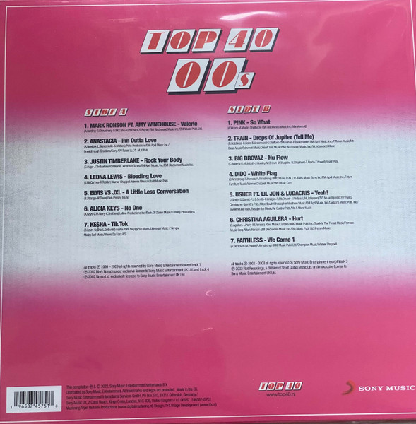 Various Artists - Top 40 00s (LP) (Coloured Vinyl)