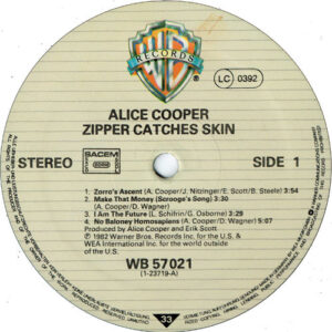 Alice Cooper - Zipper Catches Skin - Afbeelding 2