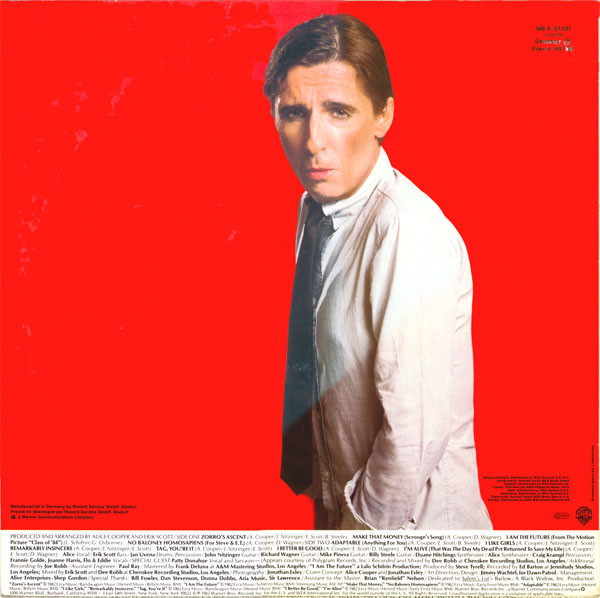 Alice Cooper - Zipper Catches Skin